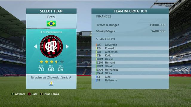 FIFA 16 ModdingWay Mod - Brasileirao - Career Mode смотреть онлайн