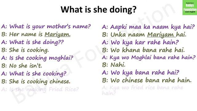 English Speaking Practice | English Conversation | Present Continuous Tense смотреть онлайн