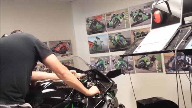 2015 Kawasaki Ninja H2R On The Dyno