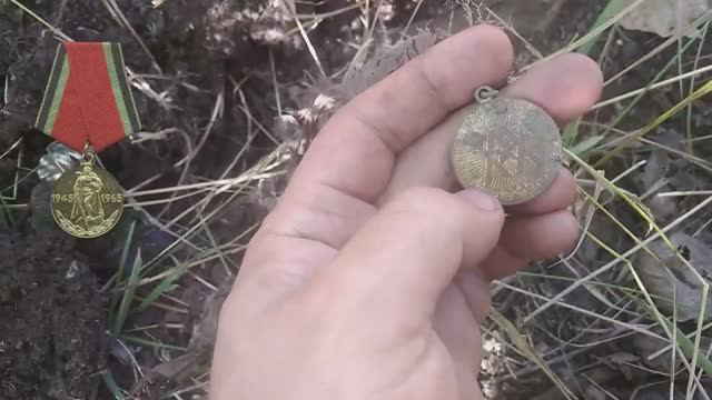 Коп 2020. Медаль и монеты в лесопосадке. ACE250 (MD6250)