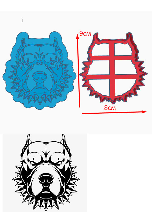 питбуль моделирование в 3D