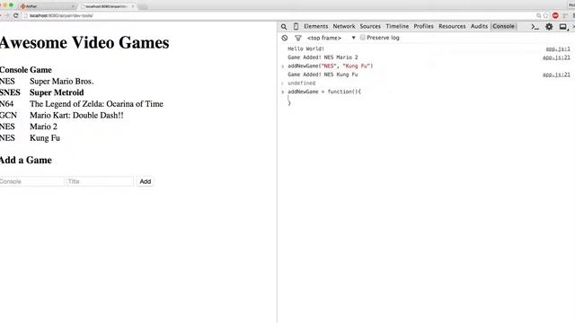 Chrome DevTools Console смотреть онлайн