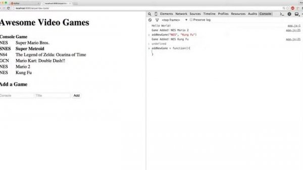 Chrome DevTools Console