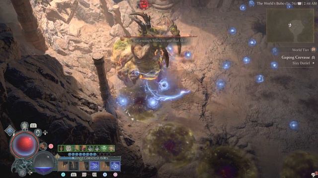 Diablo 4 Season 2 Duriel Boss Solo Level 76 Ball Lightning Sorcerer смотреть онлайн