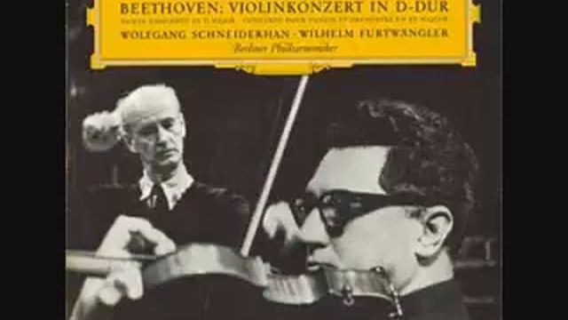 Beethoven Violin concerto Cadenza Schneiderhan - Furtwangler 1953 смотреть онлайн