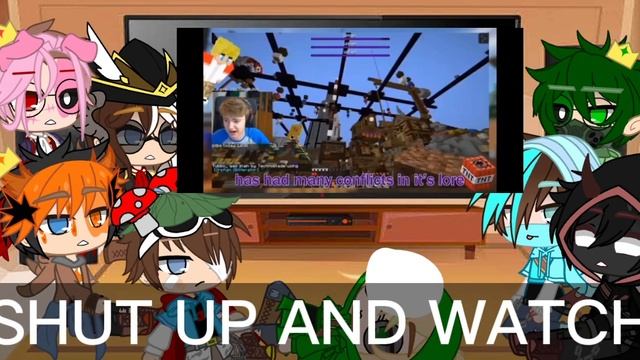 DSMP React To Dream Isn't The Villain Theory|C! Dream Angst|1/?|video by: @inndigos | My AU смотреть онлайн