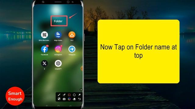 How to Rename Folder on Home screen? Android Mobile смотреть онлайн
