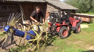 Картофелекопалка веерная прицепная польского производства, конная. Мини-трактор МТЗ 132н