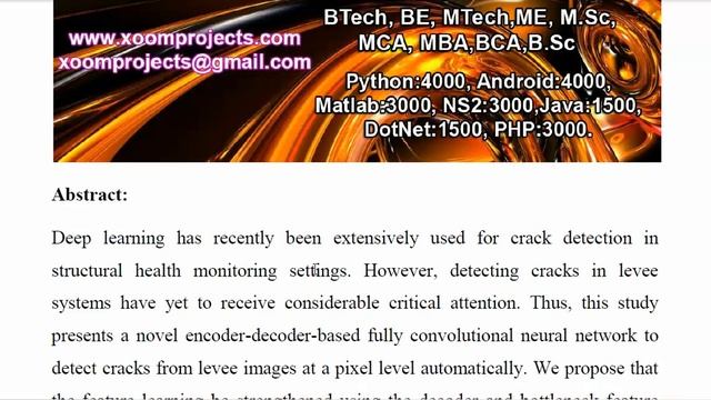 Deep Learning Architecture for Pixel Wise Crack Detection in Levee Systems смотреть онлайн