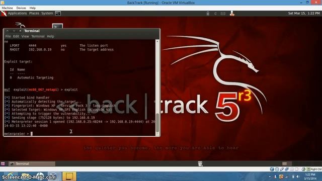 Metasploit - Gaining shell access on victim machine смотреть онлайн