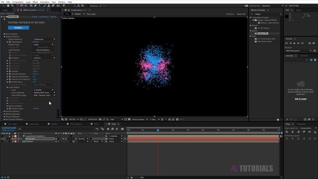 After Effects Tutorial: Simple Particles Logo Animation (Trapcode-Particular) смотреть онлайн