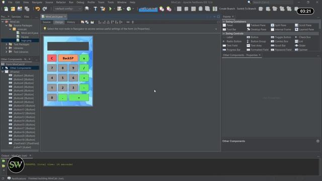 Develop a Simple Calculator Part 5 | With Java Using NetBeans IDE | Tutorial смотреть онлайн