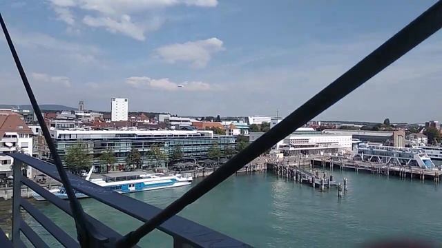 Боденское озеро.Смотровая площадка в Фридрихсхафене.Шикарный вид смотреть онлайн