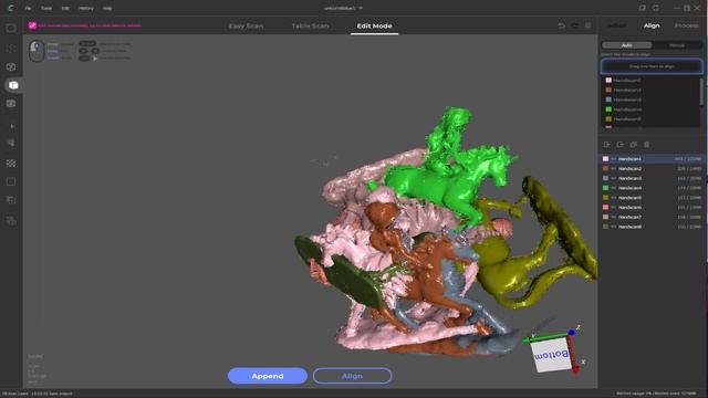 Scanning & Processing in Hand Scan Mode | Creality CR Scan Lizard User Guide смотреть онлайн
