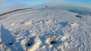 Зимняя поездка в Де Кастри  Лазарев Ловля наваги корюшки Опять зелёная