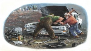 Форд Фокус 3 электро рейка ЭУР и кривые руки (Омск)