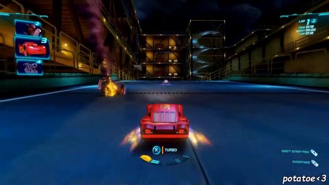 Cars 2: The Video Game | Lightning McQueen - Oil Rig Run | Potatoe