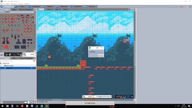 Pixel Maker MV - делаем спрыгивание смотреть онлайн