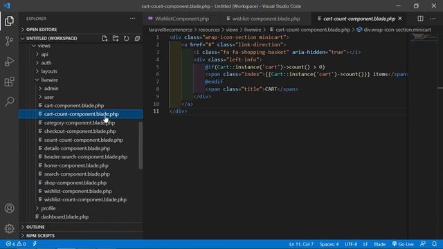 Laravel 8 E-Commerce - Move Product From Wishlist to Cart and Make Quantity Working on Details Page смотреть онлайн