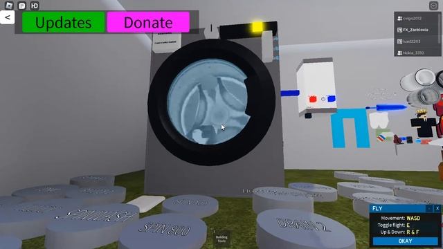 Big Samsung Washer And Dryer Roblox Game Live Stream Washday