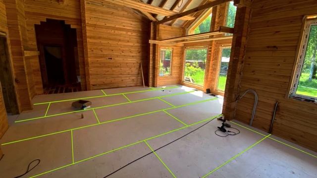 Революция в технологии теплого пола в деревянном доме! Самый быстрый и легкий способ монтажа. смотреть онлайн