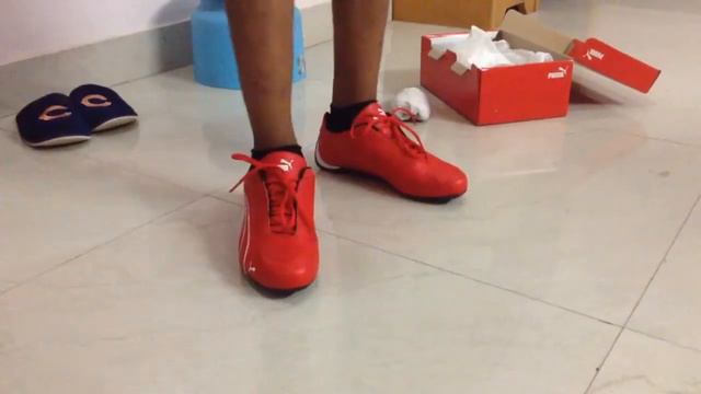 Unboxing the all new PUMA future cat kart shoes смотреть онлайн
