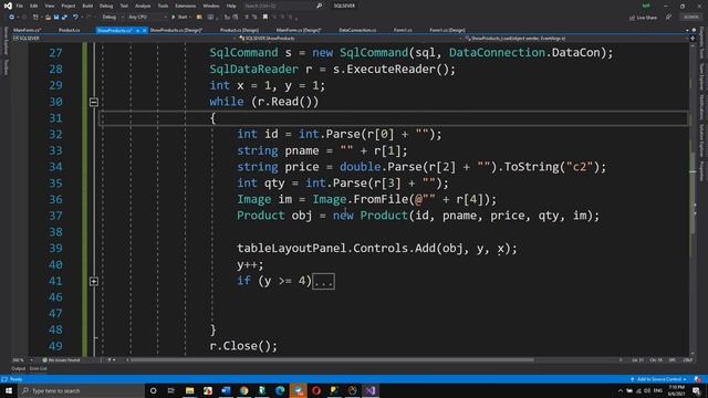 C# SQL Server List Product смотреть онлайн