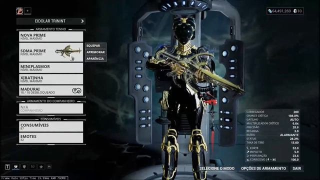 WARFRAME - SOMA BUILD 2019 - TOMA BALA !! CAPIROTO /Pneira смотреть онлайн