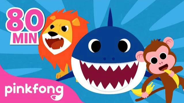 Baby Shark and more | Let's Sing with Animal Friends | Nursery Rhymes | Pinkfong Songs for Kids смотреть онлайн