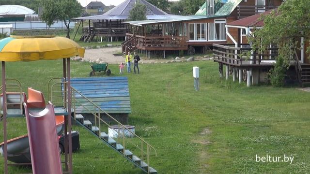 База отдыха Красногорка - детская площадка, Отдых в Беларуси смотреть онлайн