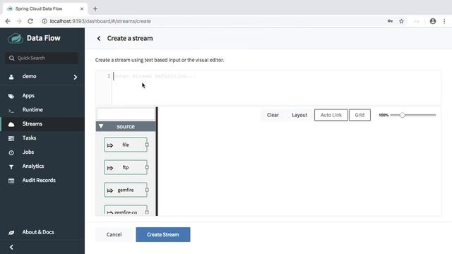 Spring Cloud Data Flow UI смотреть онлайн