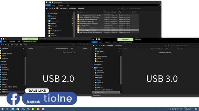 👉 Memoria USB 2 .0 VS 3.0 / Vale La Pena Comprar Una Memoria USB 3.0❓Pendrive 3.0  0  2.0
