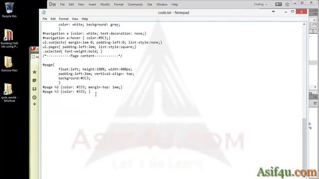 CMS Site using php and mysql Bangla 05 Prepare templete for admin area смотреть онлайн
