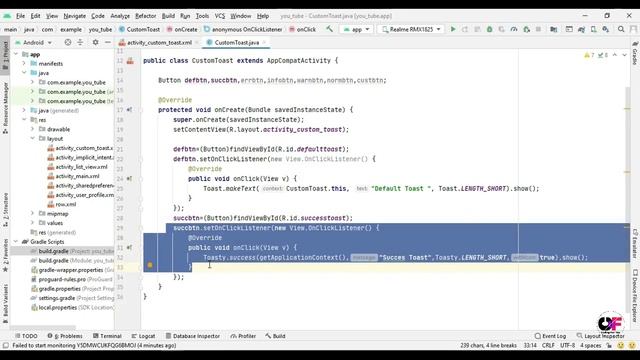 Custom Toast in Android Studio in Hindi | Custom Toasty Library in Android Studio | Toast in Androi смотреть онлайн