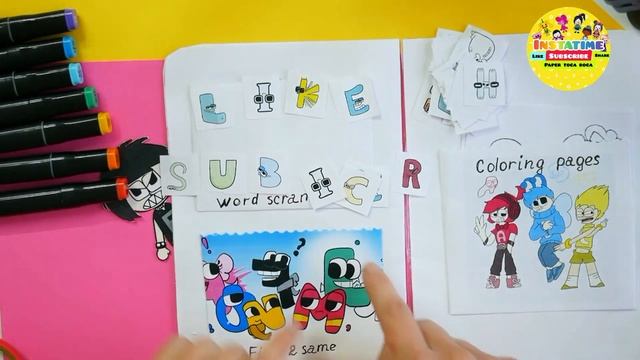 Game Book  ALPHABET Lore In Toca Boca #alphabetlore #gamebook Gameboo