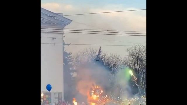 Как горело чучело Масленицы смотреть онлайн