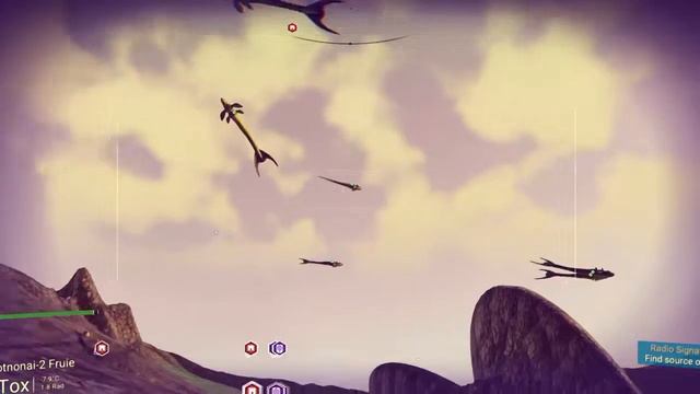 No Man's Sky - Giant unkillable flying fish смотреть онлайн