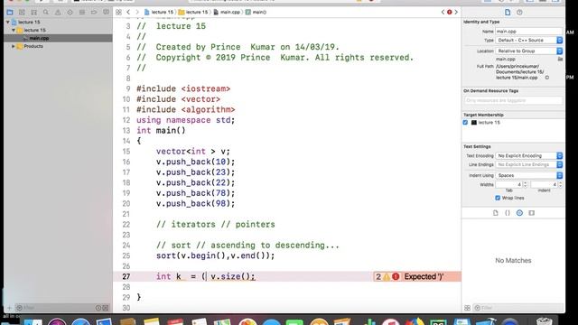 Working and Functions of Vector in c++ || Competitive coding|| смотреть онлайн