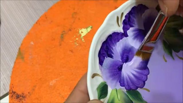 how to paint tea set in acrylic смотреть онлайн