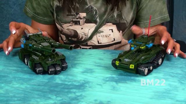 Kazi Red Alert Tanks LEGO Compatible Brick Set Toy Review смотреть онлайн