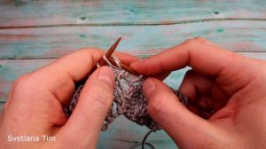 УЗОРЫ СПИЦАМИ ВЯЗАНИЕ. Красивый Узор «Ажурные Листья и Косы» / knitting patterns № 599