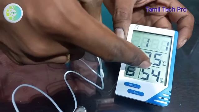 Digital Room Thermometer and Hygrometer Humidity Temperature Clock| How it works ? | #TTP смотреть онлайн