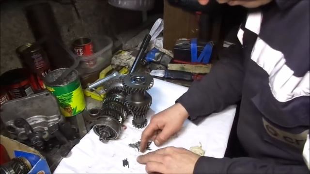 =14= Сборка КПП москвич для минитрактора смотреть онлайн