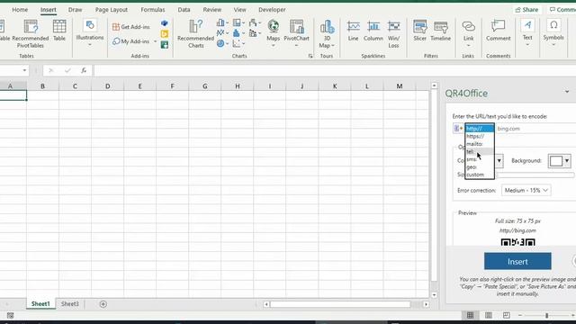 Excel Eklentileri - QR Kod ekleme - EXCEL ADD-INS смотреть онлайн
