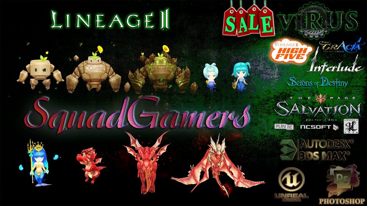 Set Agathions For The SquadGamers Server. LINEAGE II. ◄√i®uS►