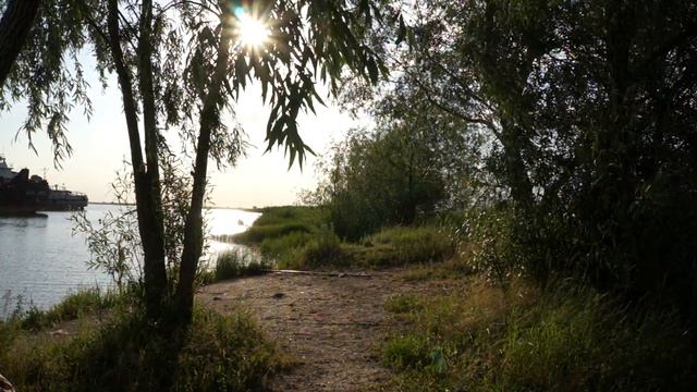 Ростовская область, 12.06.15, река Аксай, рассвет, судоремонтный завод, смотреть онлайн
