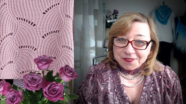 Где найти схему узора. Анонс видео МК необычного узора спицами. Алена Никифорова. смотреть онлайн