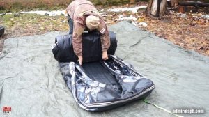 Почему лодки ПВХ возят на крыше авто? Перевозка лодки Адмирал 320 НДНД  ЛАЙФХАК!