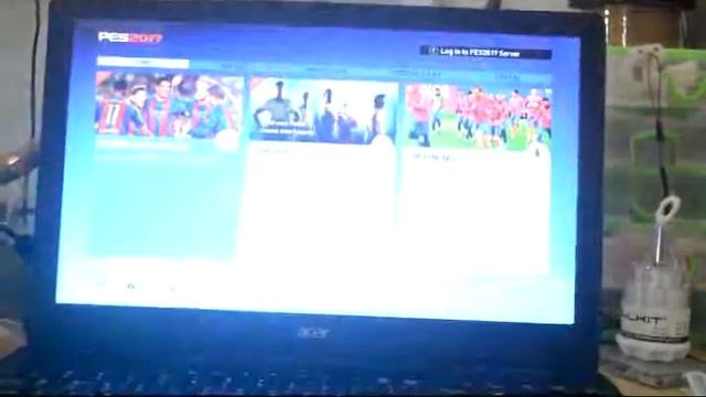 Acer E15-511G Pentium N3540 NVIDIA 820M - PES 2017 Gameplay смотреть онлайн