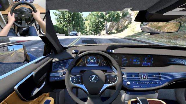 GTA 5 - 2019 Lexus LS500H [Steering Wheel gameplay] смотреть онлайн